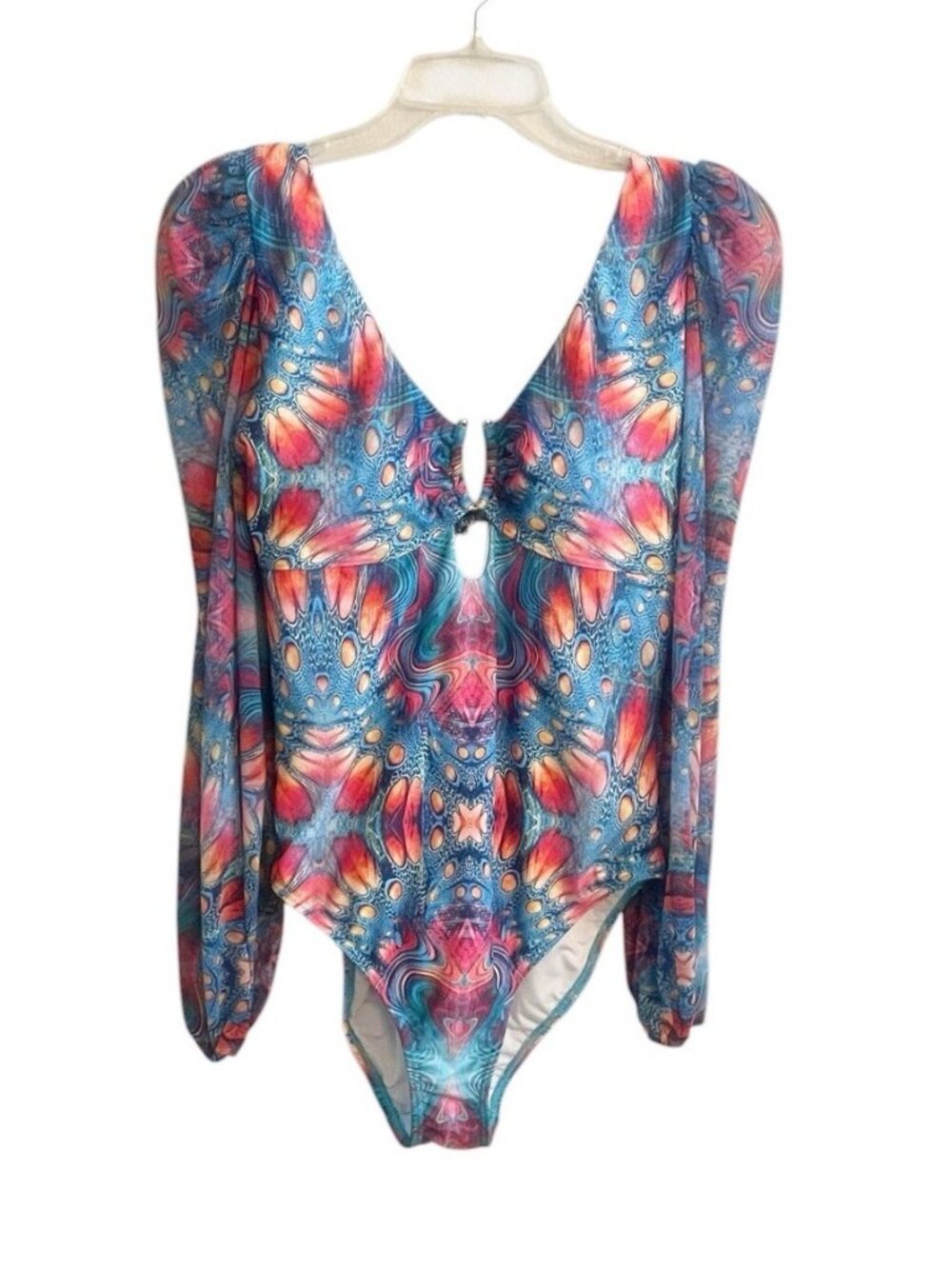 Venus One-Piece Sun Protection Arm Coverage Swimsuit Size 12 Beach Pool Summer